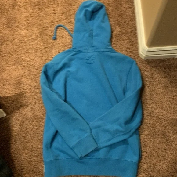 Beautiful blue vintage American eagle hoodie size medium. - Picture 2 of 5
